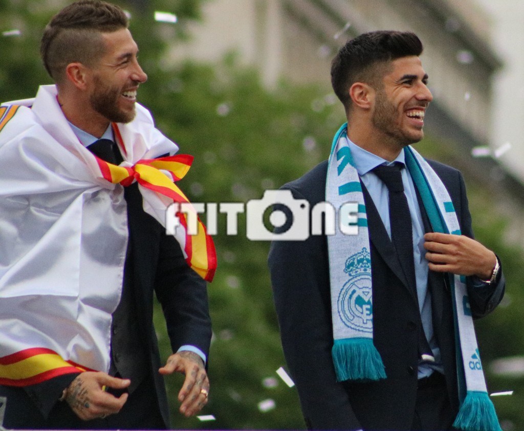 Marco Asensio y Sergio Ramos