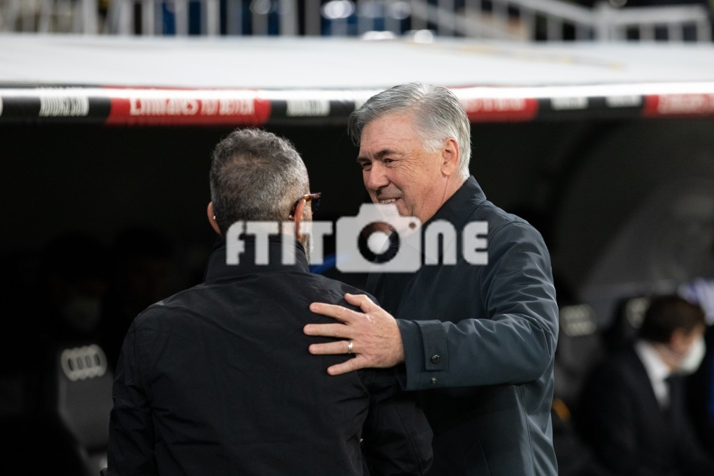 Carlo Ancelotti y Álvaro Cervera