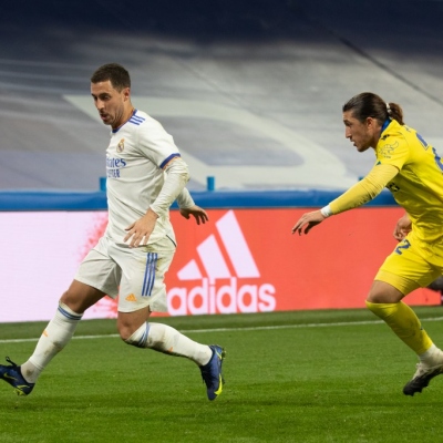 Eden Hazard y Alfonso Espino