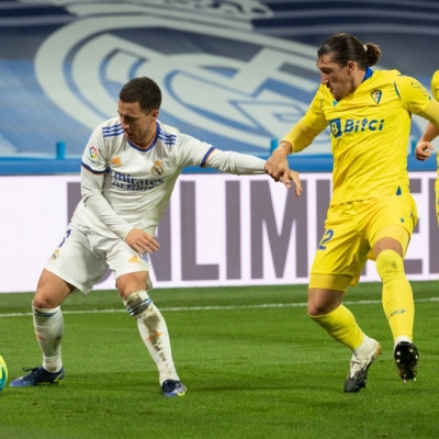 Eden Hazard y Alfonso Espino