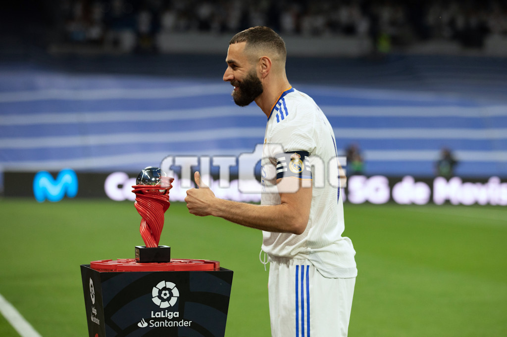 Karim Benzema y el premio a jugador del mes de LaLiga