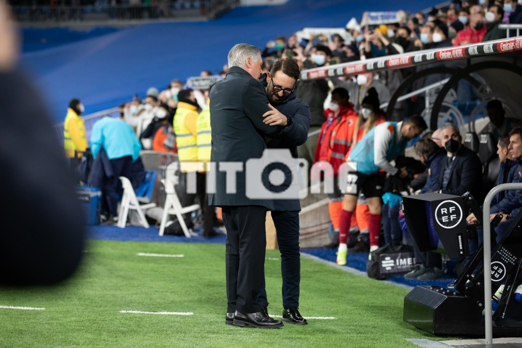 Carlo Ancelotti y Javier Bordalás