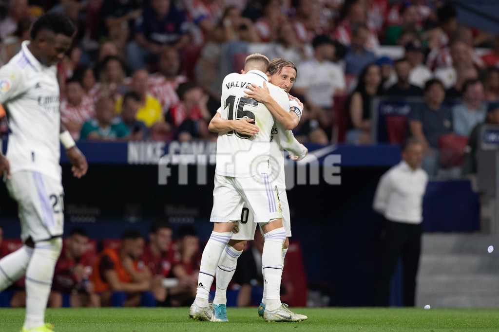 Luka Modric y Fede Valverde