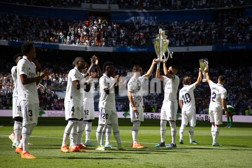 El Real Madrid con la Champions League y la Supercopa de Europa