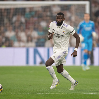 Madrid, LaLiga 2022-2023, Real Madrid CF-CA Osasuna, giocata allo stadio Santiago Bernabeu. Nella foto: Antonio  Rudiger