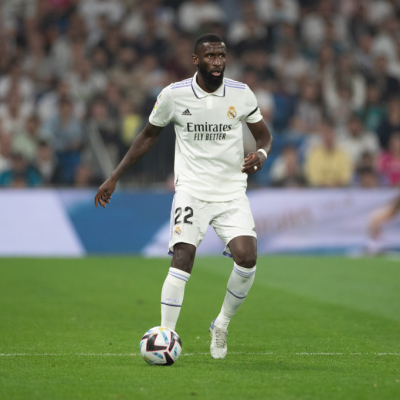 Madrid, LaLiga 2022-2023, Real Madrid CF-CA Osasuna, giocata allo stadio Santiago Bernabeu. Nella foto: Antonio Rudiger