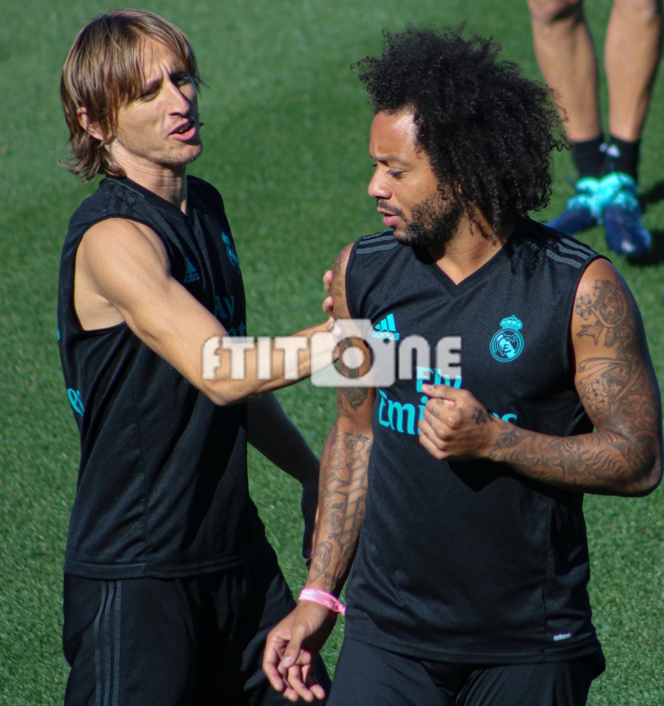 Luka Modric y Marcelo