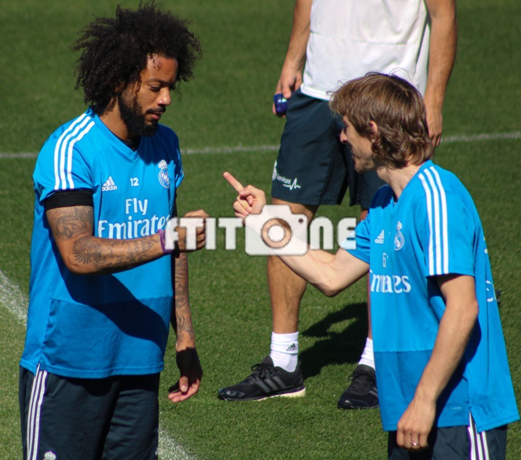 Marcelo y Luka Modric