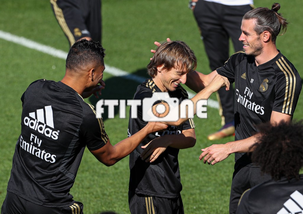 Luka Modric, Casemiro y Gareth Bale