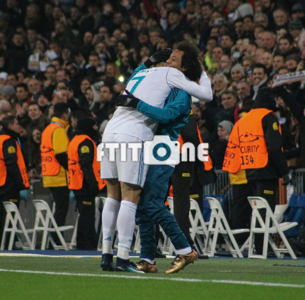 Marcelo y Cristiano Ronaldo